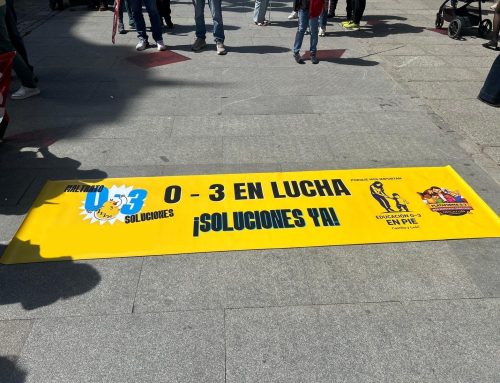 El PSOE muestra su apoyo a las trabajadoras de Educación Infantil 0-3 en la jornada de huelga y concentraciones convocadas en Segovia
