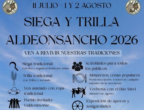 El PSOE de Cantalejo aplaude la iniciativa de la Asociación Amigos de Aldeonsancho por poner en valor la Siega y la Trilla